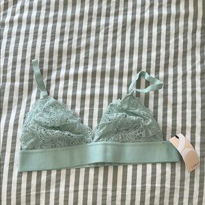 Lively Mint Lace Bralette